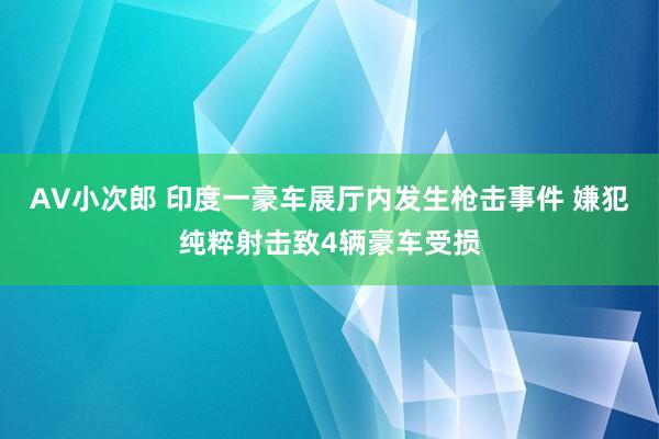 AV小次郎 印度一豪车展厅内发生枪击事件 嫌犯纯粹射击致4辆豪车受损