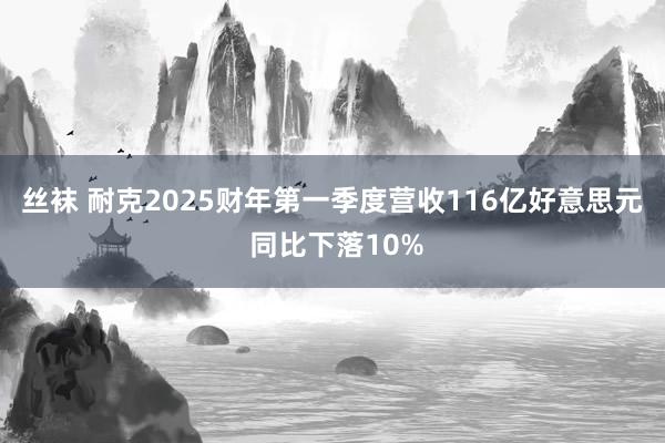 丝袜 耐克2025财年第一季度营收116亿好意思元 同比下落10%