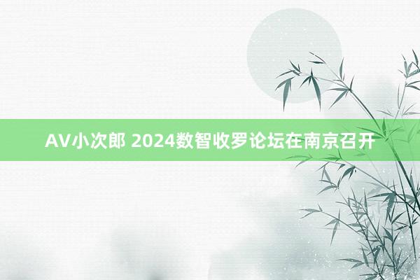 AV小次郎 2024数智收罗论坛在南京召开