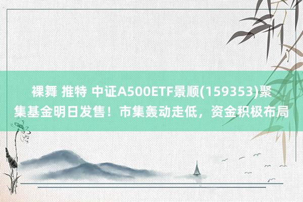 裸舞 推特 中证A500ETF景顺(159353)聚集基金明日发售！市集轰动走低，资金积极布局