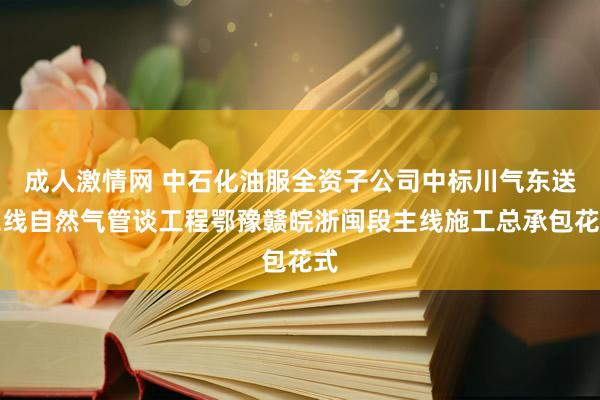 成人激情网 中石化油服全资子公司中标川气东送二线自然气管谈工程鄂豫赣皖浙闽段主线施工总承包花式