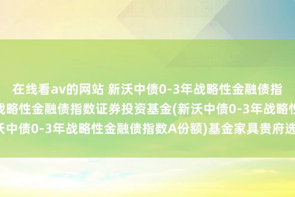 在线看av的网站 新沃中债0-3年战略性金融债指数A: 新沃中债0-3年战略性金融债指数证券投资基金(新沃中债0-3年战略性金融债指数A份额)基金家具贵府选录(更新)